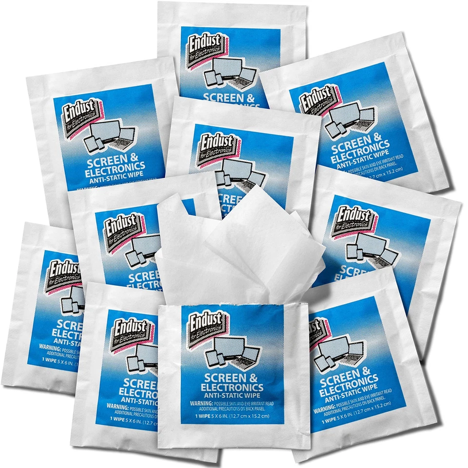 Individually Wrapped Portable Anti-Static Screen & Electronics Cleaning Wipe... - Image 4 of 4