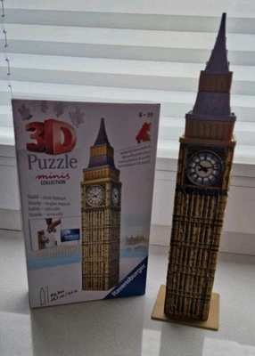Ravensburger: Modell Nr. 112463, Mini Big Ben, 3D Puzzle, 10-99 Jahre, GEBRAUCHT - Bild 1 von 4