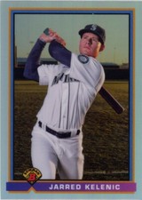 2021  Bowman Chrome Refractor 1991 Bowman Variation #91B-JK Jarred Kelenic