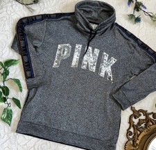 Sequined Victorias Secret Pink Sweatshirt