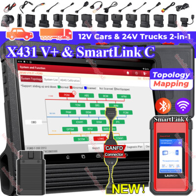 LAUNCH X431 V+ Pro3S+ SmartLink C HD III HD3 Heavy Duty Truck Diagnostic Scanner
