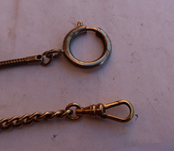 LOT Vintage Pocket Watch Chains Fobs Fob Germany Simmons Gold Filled