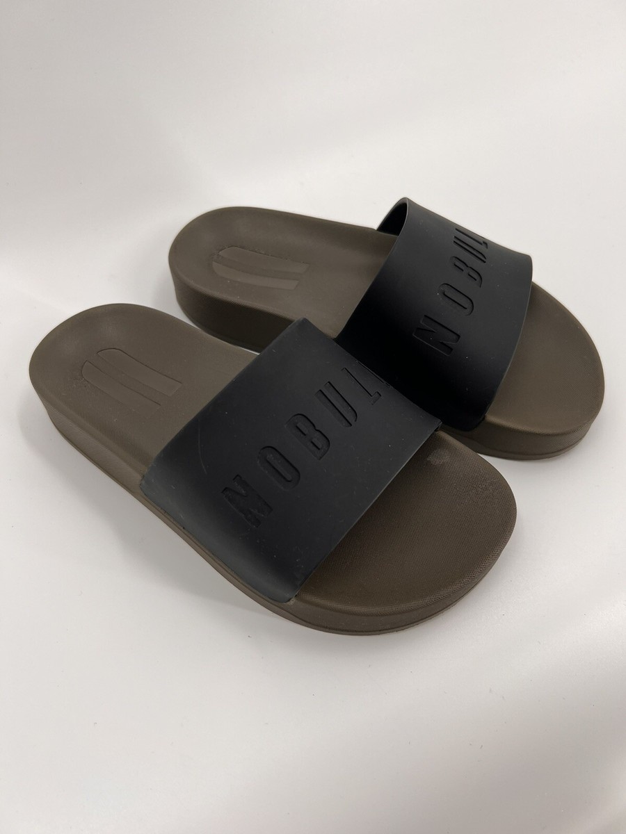 Nobull Slides Mens Size 15 Black Beach Outdoor Walking Slip On Recovery Sandals NuuSol Men main image 3