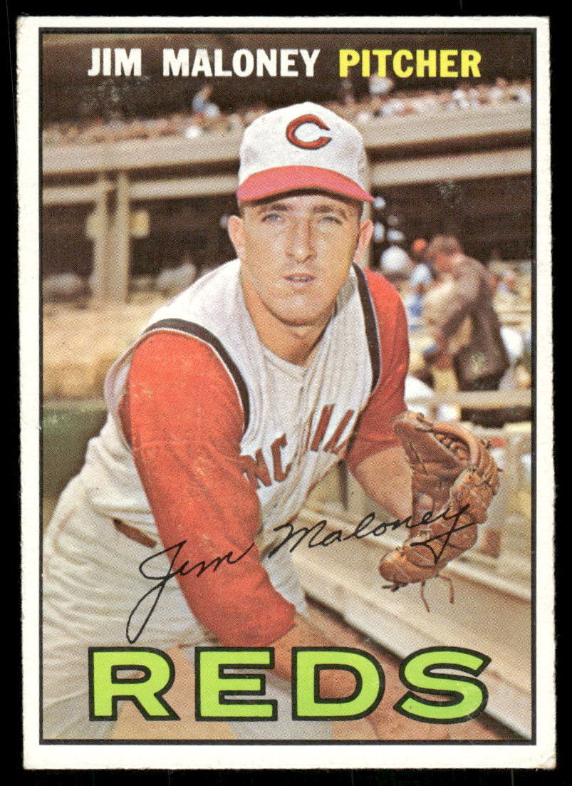 1967 Topps #80 Jim Maloney