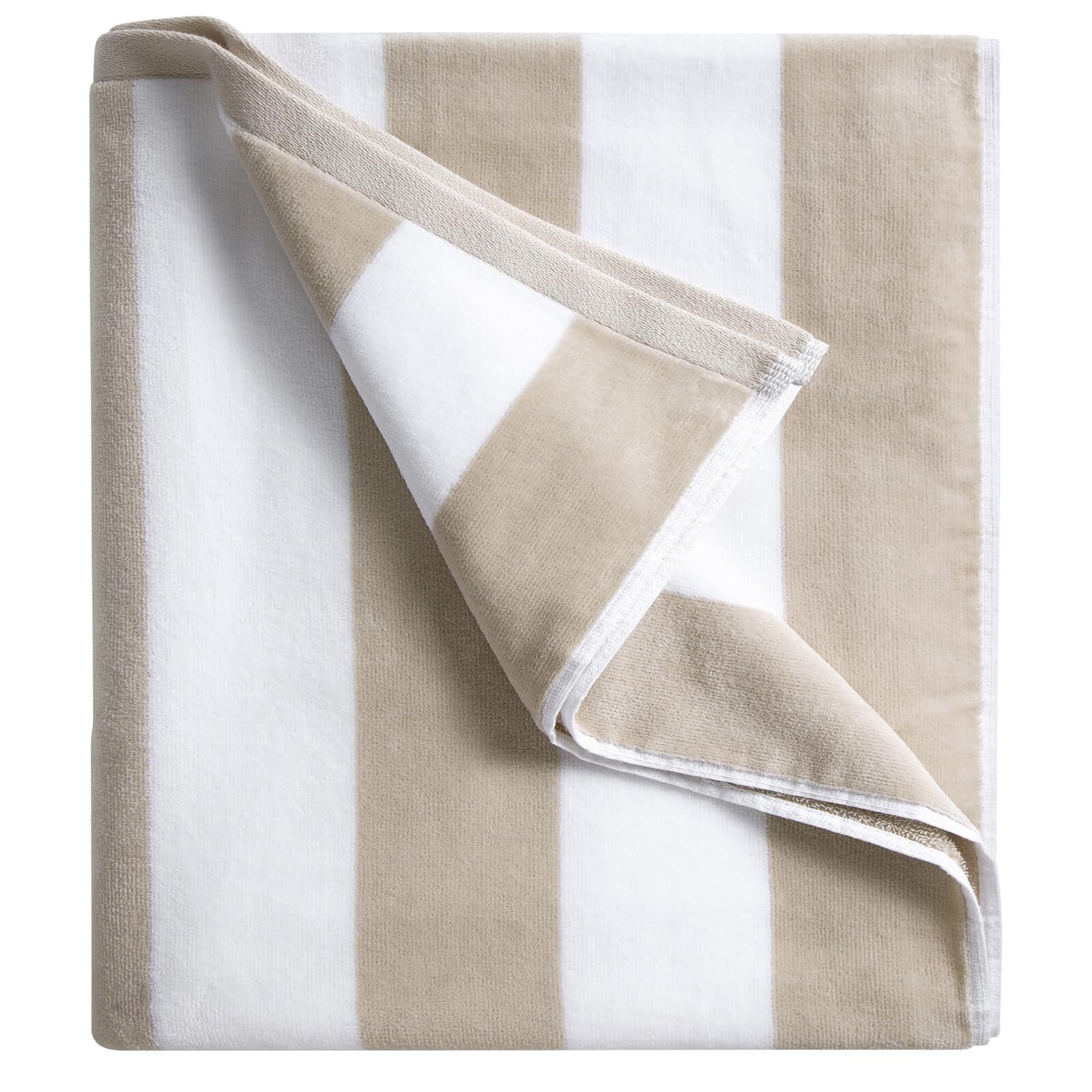 LULUHOME Oversized Beach Towel 36x70 Inch Striped Cotton Pool Towel