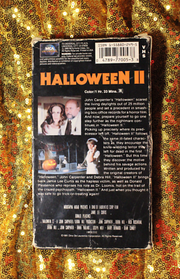 Halloween 2 VHS Horror MCA Michael Myers Horror OG HTF RARE | eBay