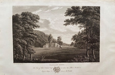 1794 Antique Print; Hartland Abbey , Hartland, Devon after Garvey & Bonnor