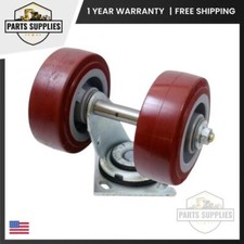 50968A Dual 5 x 2 Caster Assembly, Encore 2426 fits Clarke L30 S30 L2426 S2426