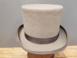 mens grey top hat