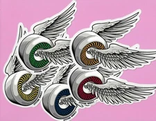 Spitfire Wheels Wings Sticker 6" Classic Various Colors FREE SHIPPING!