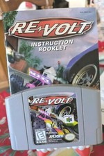 Re-Volt (Nintendo 64, 1999) N64 Cart And Manual!  TESTED