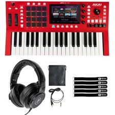 Akai Professional Mpc Key 37 Mpc Music Recording Production Keyboard W Headph...