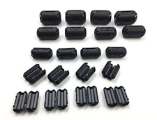 20 Pcs Snap on Ferrite Core Cord Ring RFI EMI Noise Filter Suppressor Cable Clip