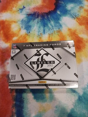 Panini Football 2012 Limited Factory Sealed Hobby Box Very Rare  Auto's 