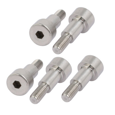 5Stk. 304 Edelstahl Sechskant Schulter Bolzen 8mm Schulter Durchm. 12mm Länge M6