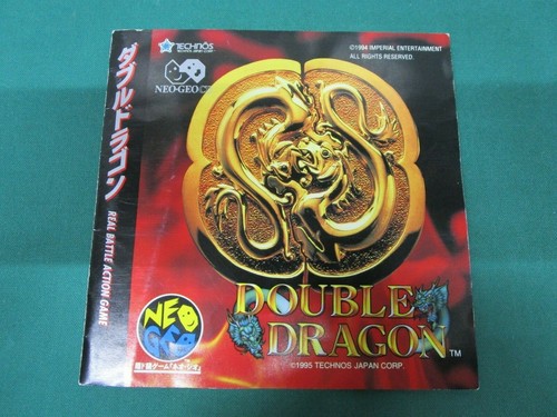 Neo Geo CD -- Double Dragon -- included spine card. JAPAN GAME. SNK. 15131 - Picture 4 of 12