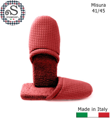 Ciabatte Usa E Getta Pantofole CH&Acirc;TEAU - A Nido D'ape Di Lusso Bianco - Prodotto D 10 Paia Ciabatte Hotel Monouso