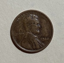 1920 Lincoln Wheat US One Cent 1c United States of America Penny