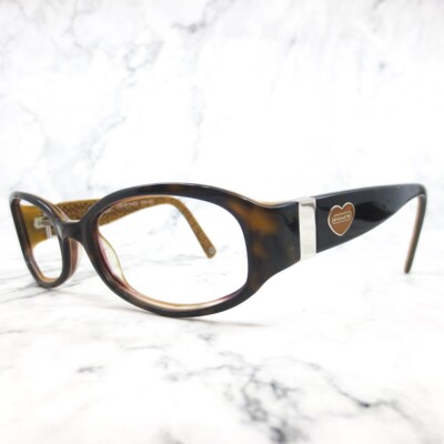 Coach Lindsay S429 Brown Rectangular Sunglasses Brown Lens 52-18 130 Women