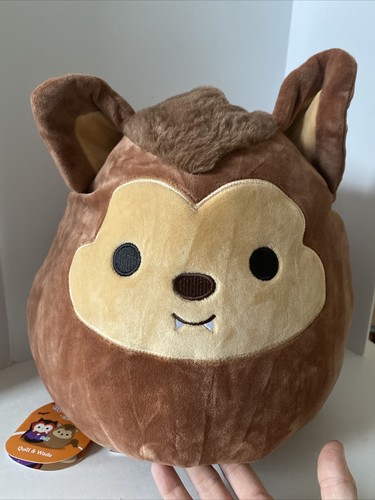 Squishmallows 12” Wade Werewolf Quill Owl Vampire Flip A Mallow Halloween Plush - Picture 2 of 11
