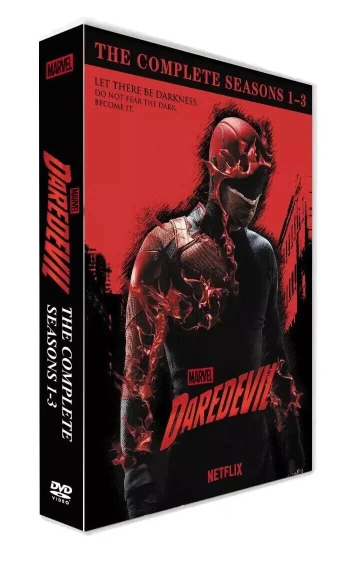 Daredevil Complete Series Seasons 1-3 DVD 9-Disc Box Set