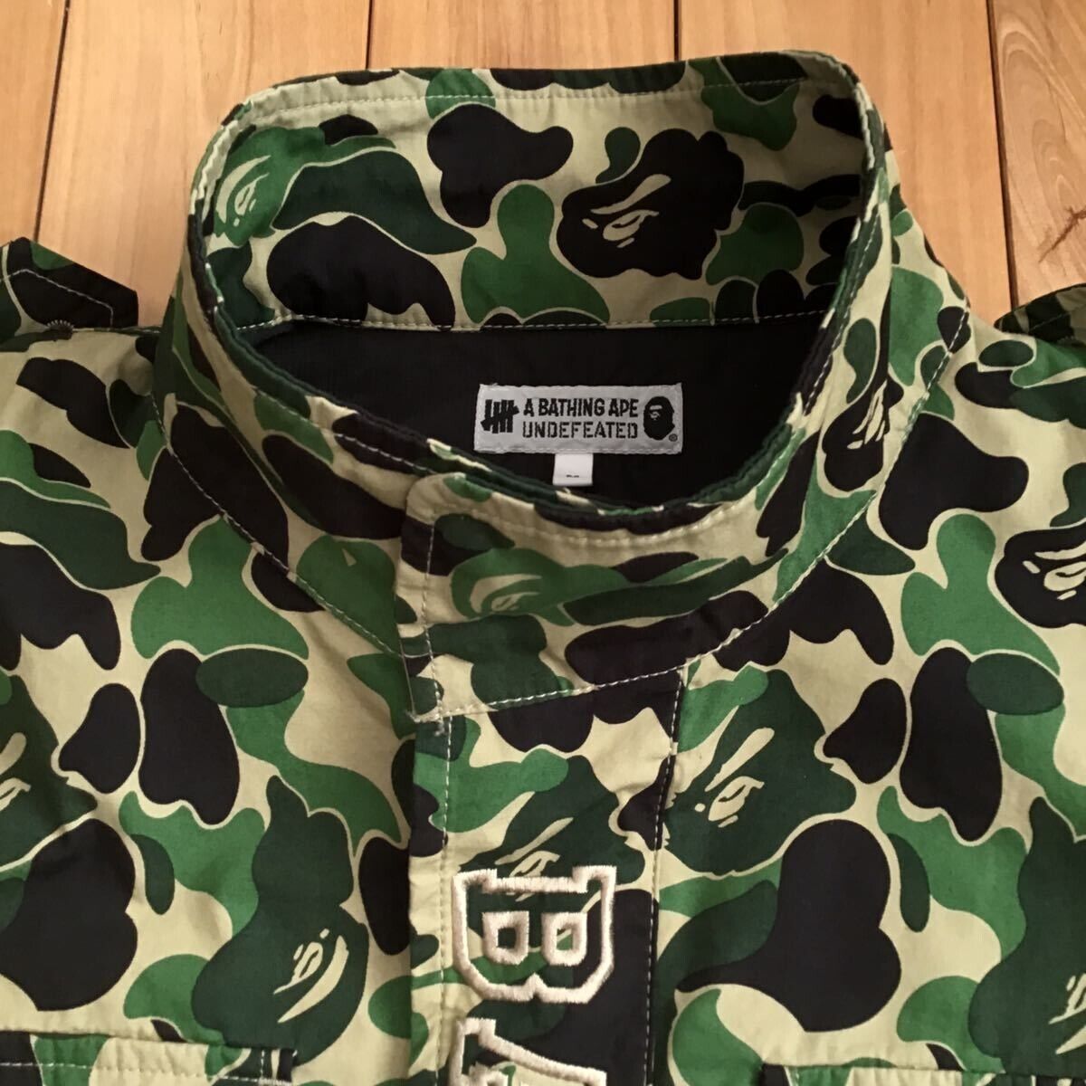 BAPE × undefeated M65 military jacket ABC camo green A Bathing Ape Size M