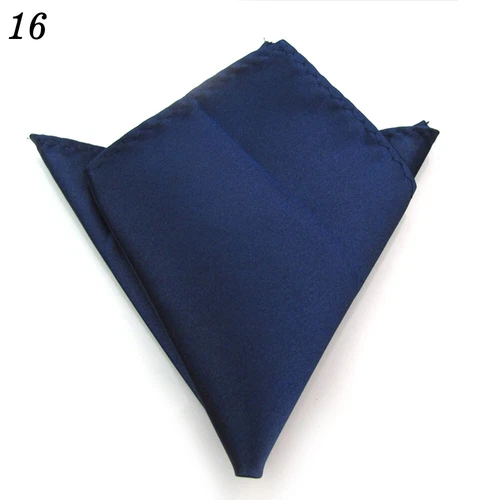 4Pcs Plain Pocket Square Wedding Mens Satin Solid Handkerchief Hanky Jacket Suit - Picture 18 of 31