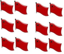 Pack of 12 International and Country Flag Lapel, Tie and Hat Pins