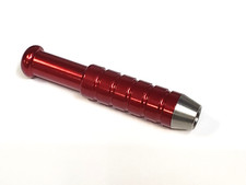 LARGE METAL TOBACCO SMOKING PIPE MADE IN USA !!! RED **FREE SHIPPING**
