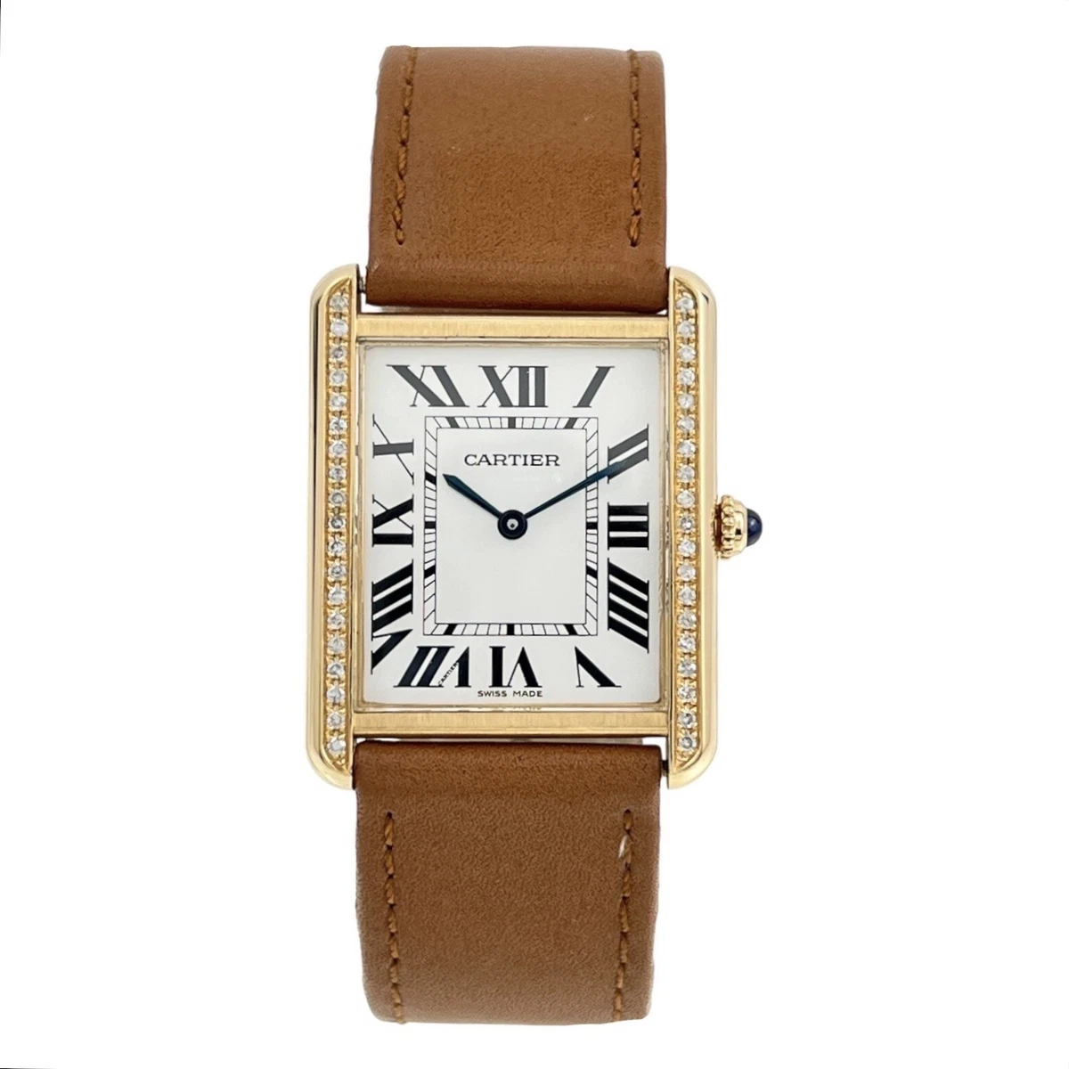 Cartier tank top solo quartz