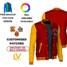 Varsity Letterman Jacket Personalizable for Men Women & Kids High School College