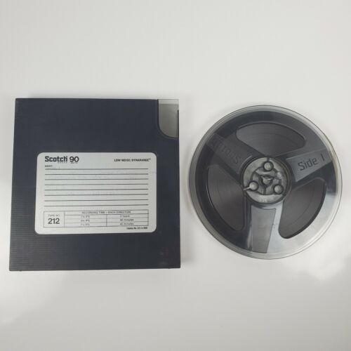 Scotch Dynarange Low Noise #212 7" x 1/4" Reel to Reel Tape Originalverpackt