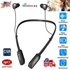 Magnetic Wireless Headset Sport Stereo Headphone Neckband Handsfree Earphone