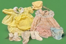Antique Vintage Baby Clothing Lot Outfits Bloomers Dress Booties Socks