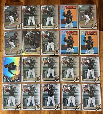2022 Bowman Liover Peguero prospect Card  lot (20) - Chrome Inserts Paper