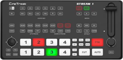 Cinetreak Stream 1 4xHDMI Video Switcher 5-Channel Muti Solution Live Streaming