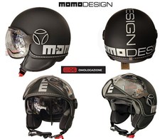 MOMO DESIGN FIGHTER EVO E2206 JET NERO / SILVER MATT TG XL 61
