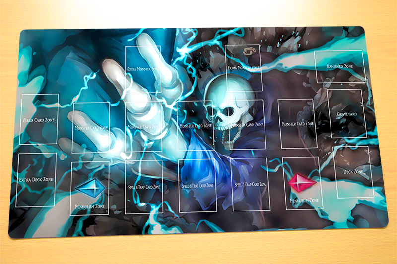 Tapis De Jeu TCG 60x35cm Avec Sac Gratuit - Zone Cartes YGO & MTG - Tapis De Souris Pour Jeux De Cartes