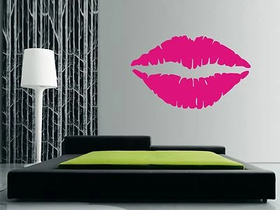 LIPS Wall Art Stickers, Decals, Apply to Walls, Tablets, Mobiles, Glass,Tiles - Image 1 of 3