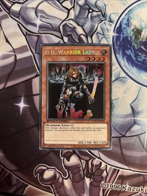 YUGIOH D.D. WARRIOR LADY SECRET 1ST SGX1-ENE04 SPEED DUEL Misprint VLP (WNB)