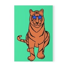 Timmy Tiger Softcover Notebook, Cute Stationery Gift, A5 Journal for ... 