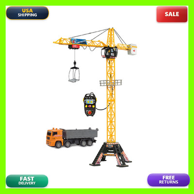 Dickie Toys 48 Mega Crane And Truck Vehicle And Playset 203462413