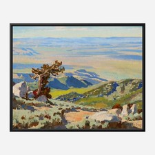 Maynard Dixon - Pine Forest Range - Western Giclee Art Print on Paper or Canvas