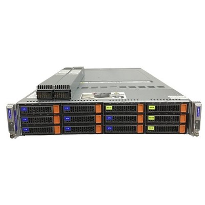 2U Server 2 Node 12 Bay (6 NVME) X11DPT-B Ea Node: 2x Xeon 16 Core 64GB DDR4 RAM