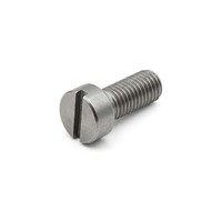 ISO 1207 Zylinderkopfschraube M4X25 Messing Vernickelt Schlitz 100 Stk