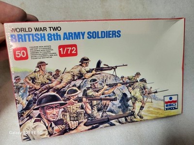 ESCI WW II British 8th Army Soldier Figures 1/72 #207