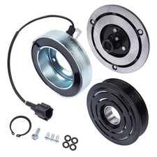 A/C Compressor Clutch Kit Fit for Nissan Altima Base, S, SL 2.5L L4 2002-2006 Se