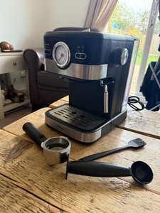 Silvercrest Espressomaschine kompakt Home Office Barrista manuelle Kaffeemaschine