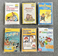 6 x alte Kinder-Hörspielkassetten (Sammlung) Pumuckl, Biene Maja, Sams usw.