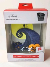 New Hallmark Nightmare Before Christmas Jack Skellington Sally Ornament Walgreen
